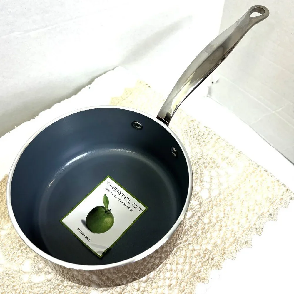 GREEN PAN Elite Healthy Ceramic Non Stick Medium Saucepan NWOT